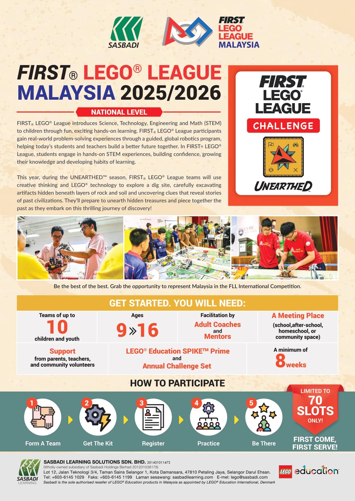 FLL Challenge 2026 Order Form